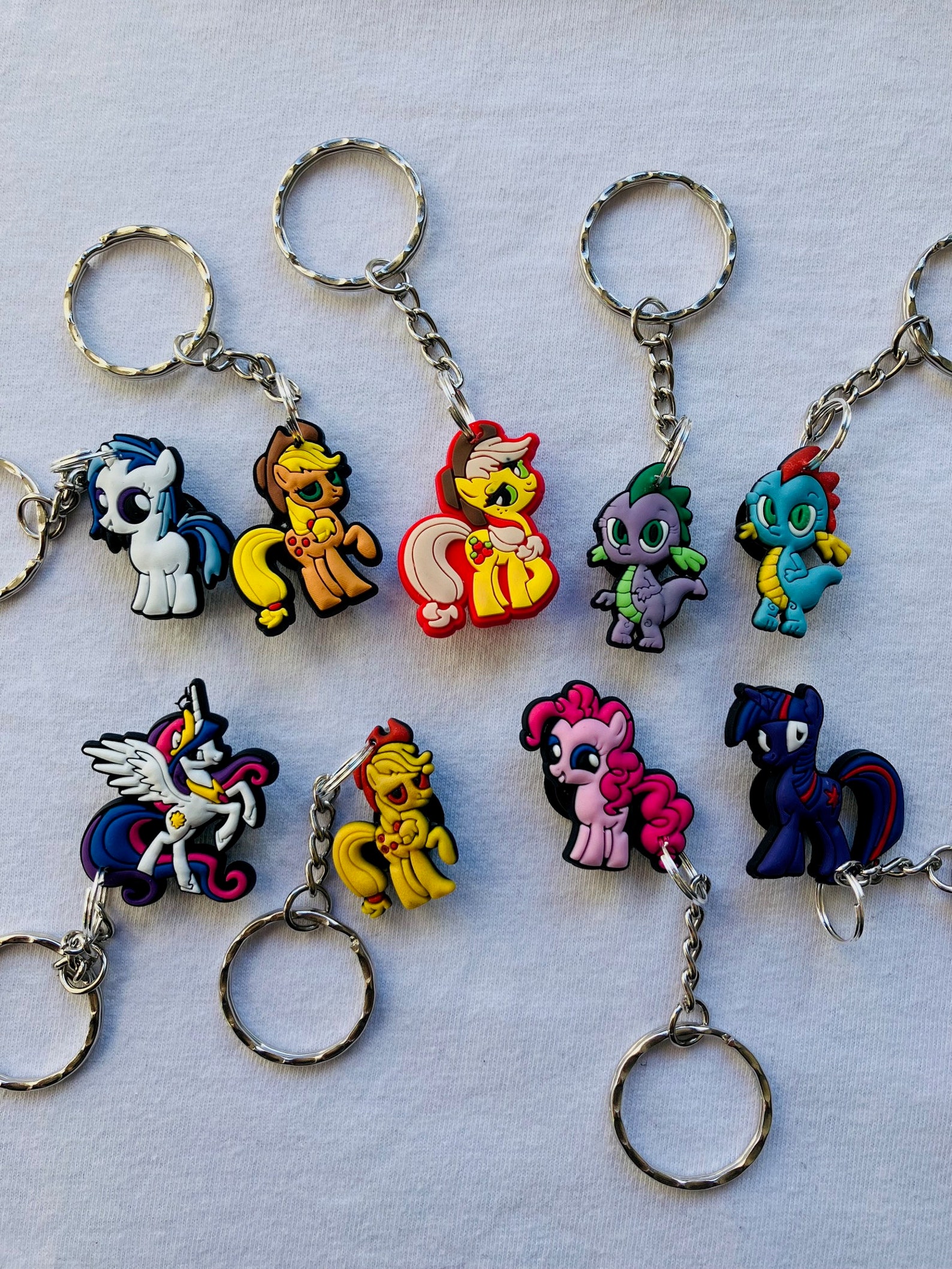 Fun Kids Key Rings My Little Pony Keyrings/keychains | Cartoon Cute Emo Kids Goth Fun Jake ...