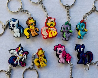 My Little Pony Keyrings/Keychains | cartoon cute emo kids goth fun jake finn japan kitsch 90s