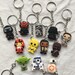 Star Wars Keyrings/Keychains | cartoon cute emo kids goth fun Jedi Darth Vader Sci Fi Sci FX Wookie A