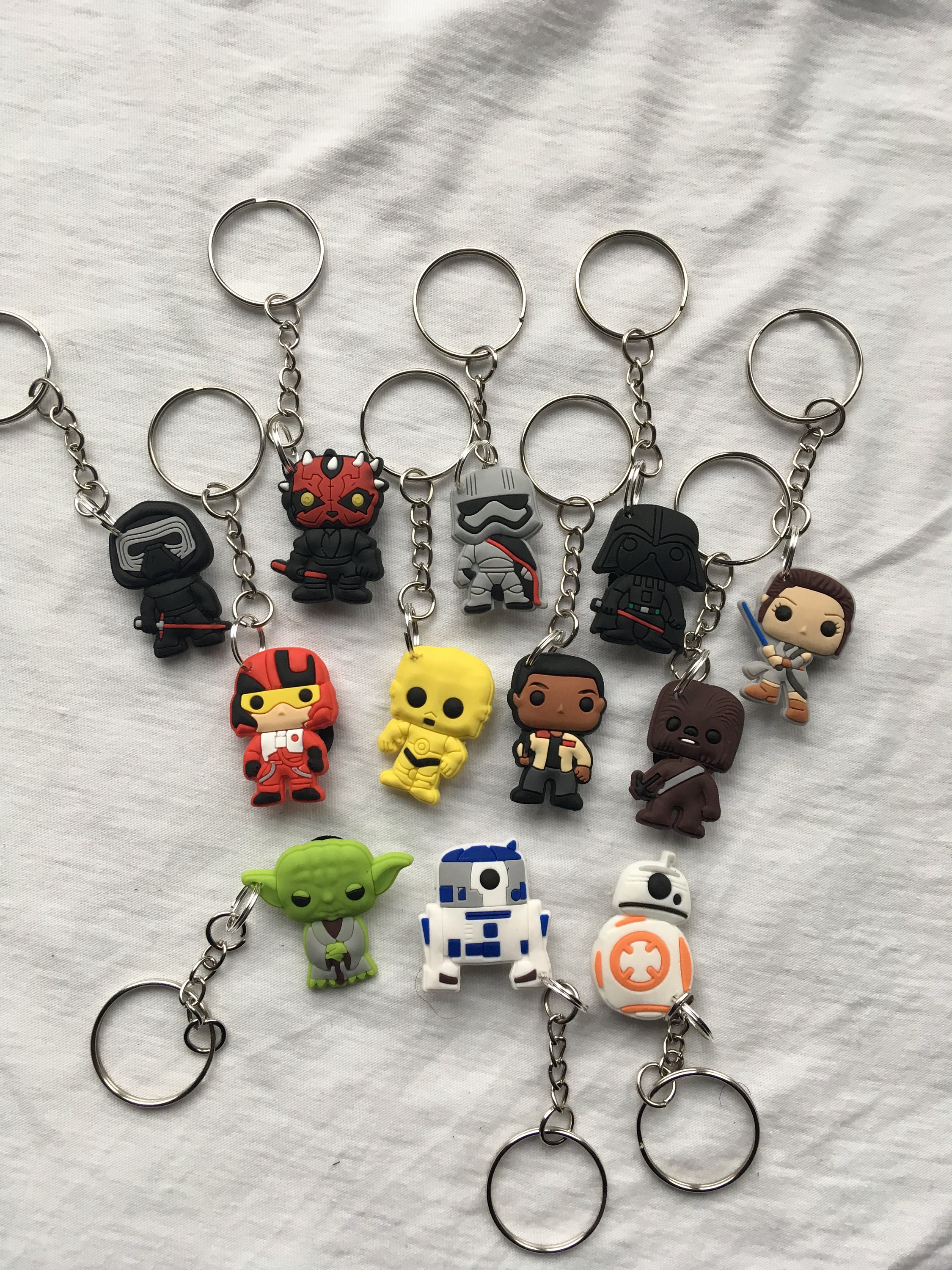 Star Wars Keyrings/keychains | Cartoon Cute Emo Kids Goth