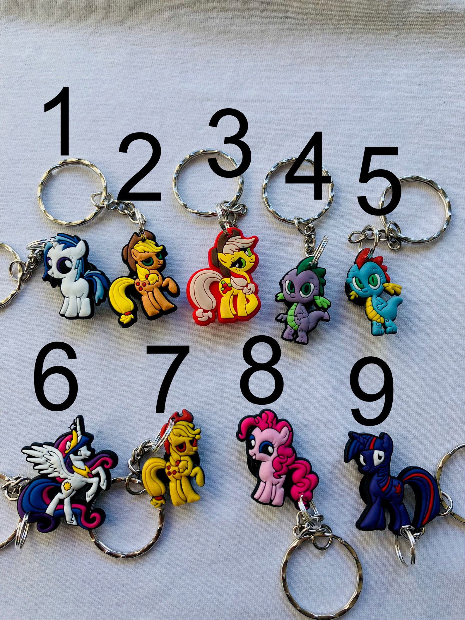 Mlp Key Rings My Little Pony Keyrings/keychains | Cartoon Cute Emo Kids Goth Fun Jake ...