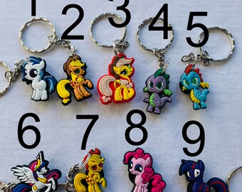 My Little Pony キーチェーン ヴィンテージ　キーホルダー Amazon.co.jp: マイリトルポニー キーホルダー 6点セット My