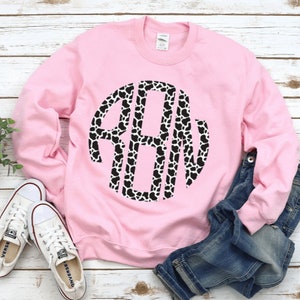 Cow print monogram shirt Clearance
