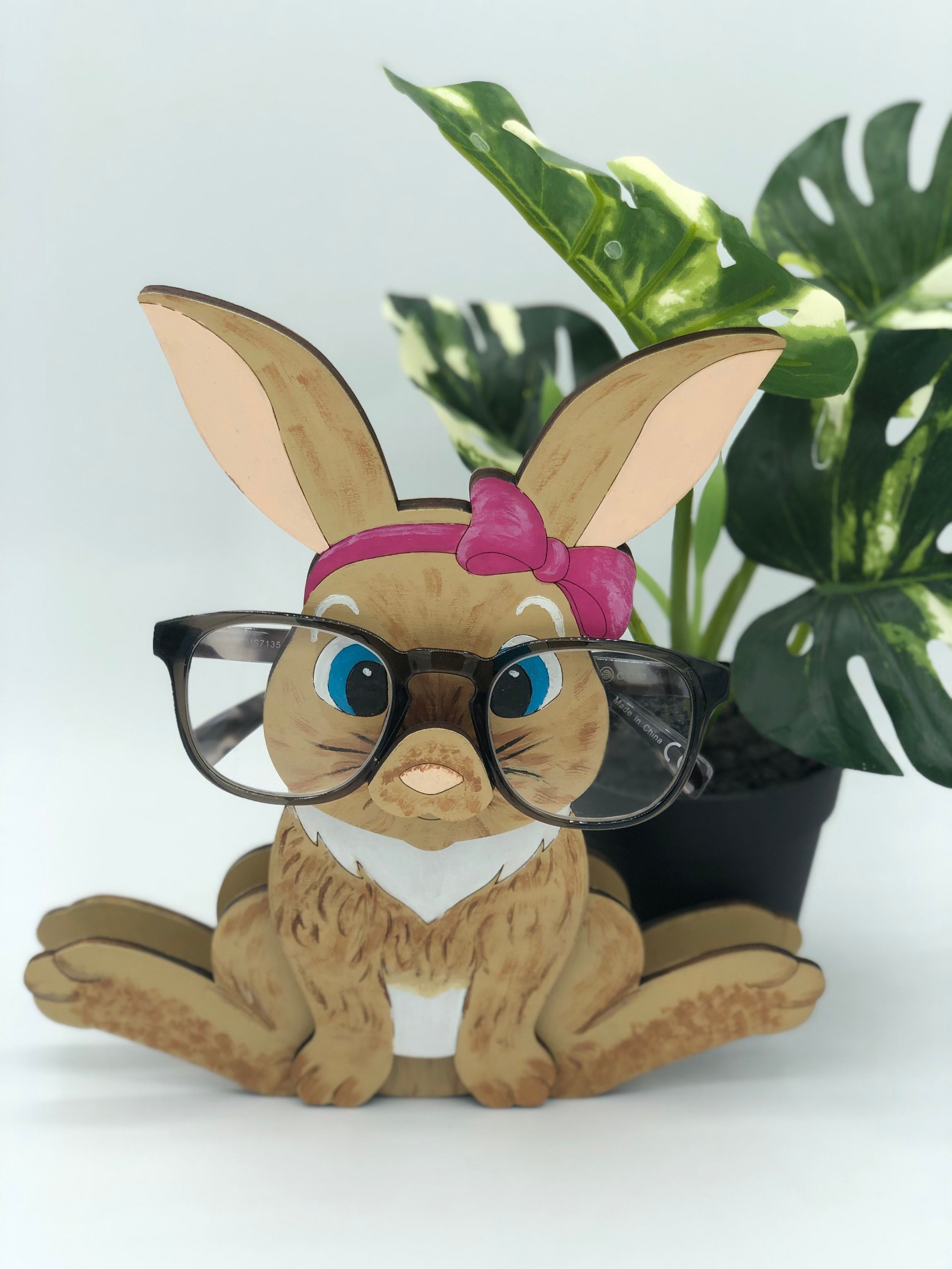 Eyeglass Holder Bunny Eyeglass Elephant Eyeglass Holder Etsy