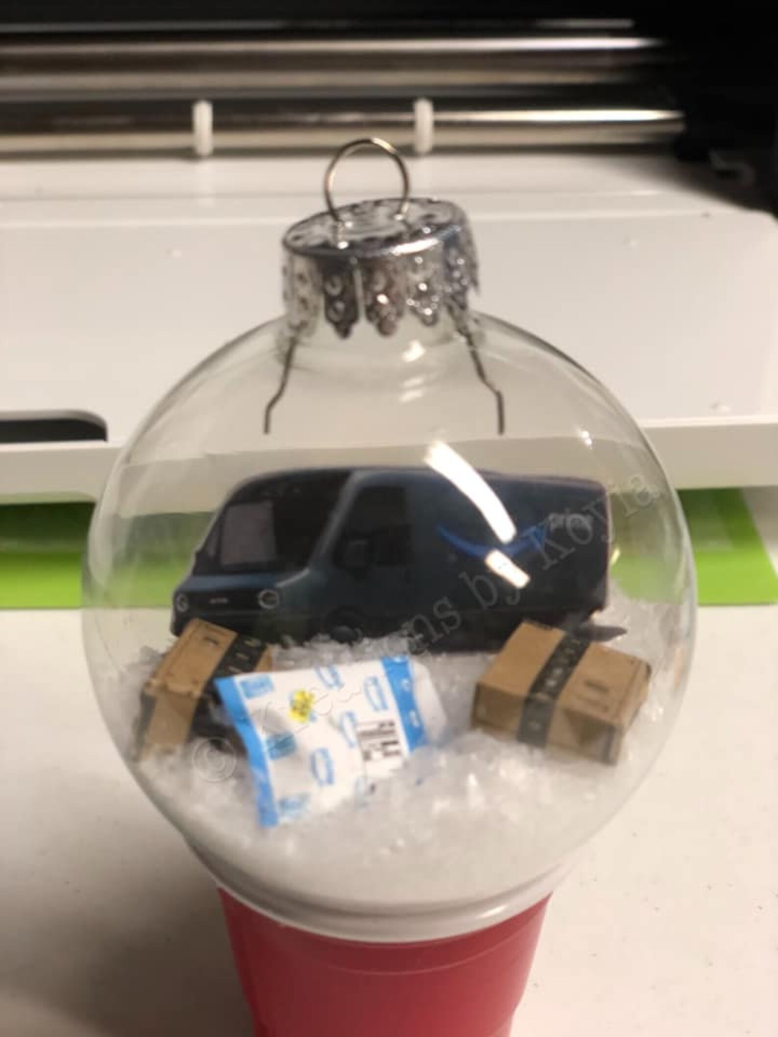 Ups Truck Christmas Ornament 