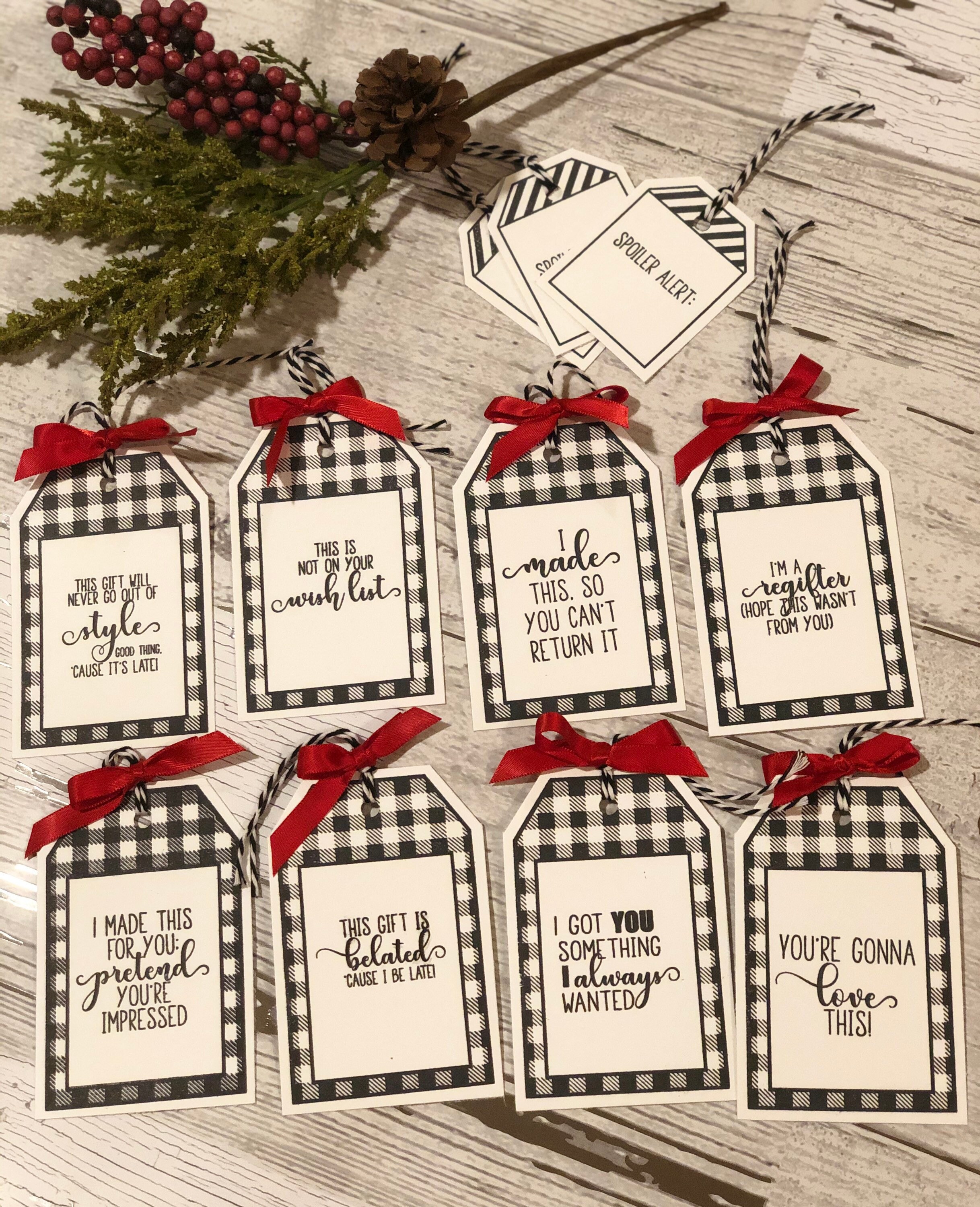 Christmas Gift Tags Etsy 