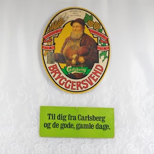 Cartel publicitario de Carlsberg