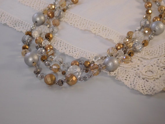 Lia Sophia 3 Strand Fashion Necklace 
