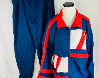 80s nylon tracksuit
