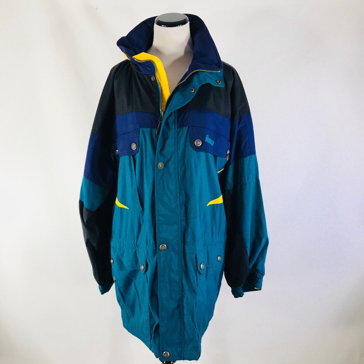 Nordica Coat Womens Sz 8 Vintage Snowboard Ski Jacket Teal Parka ...