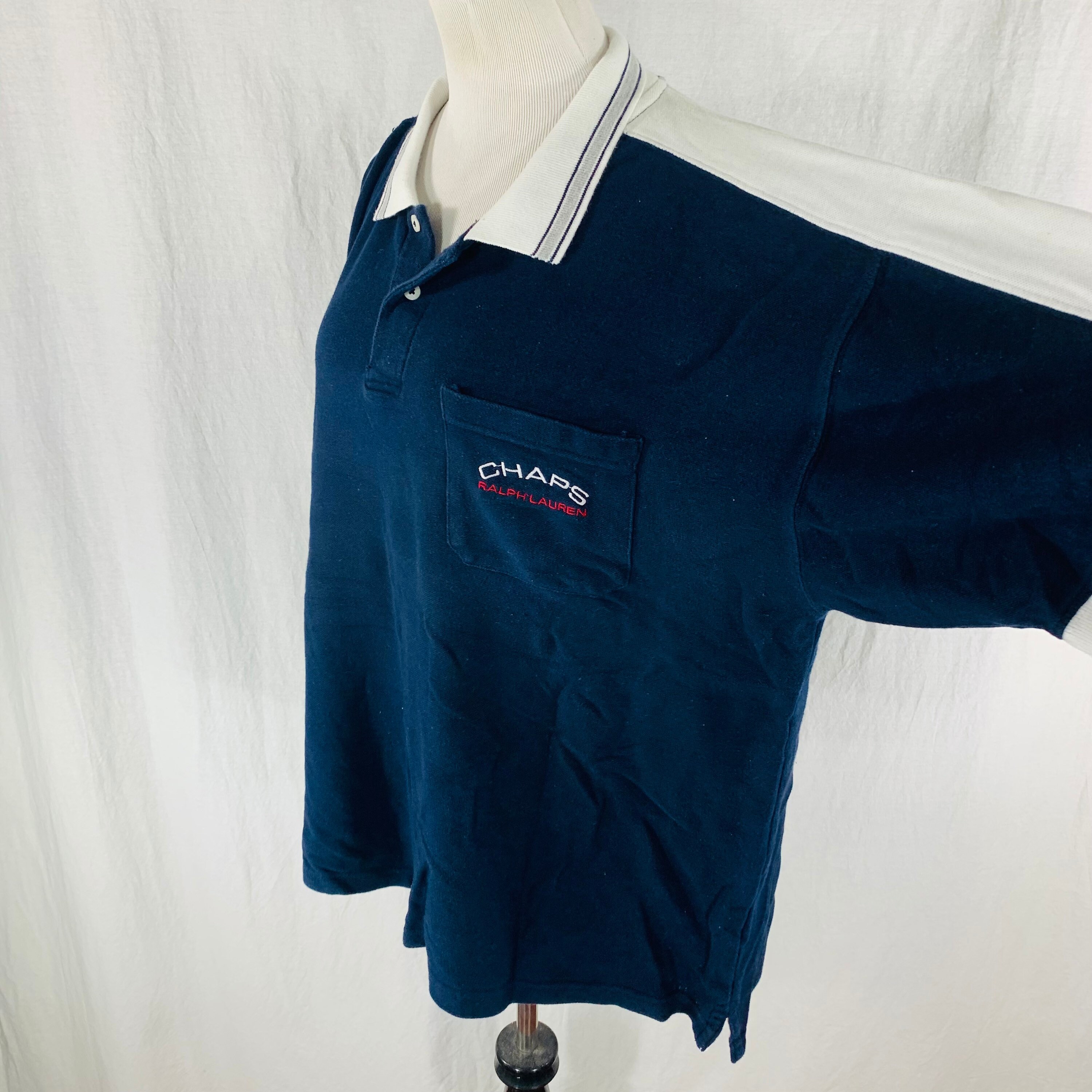 Vintage 90s Ralph Lauren CHAPS Embroidered Sailing Design Blue - Etsy