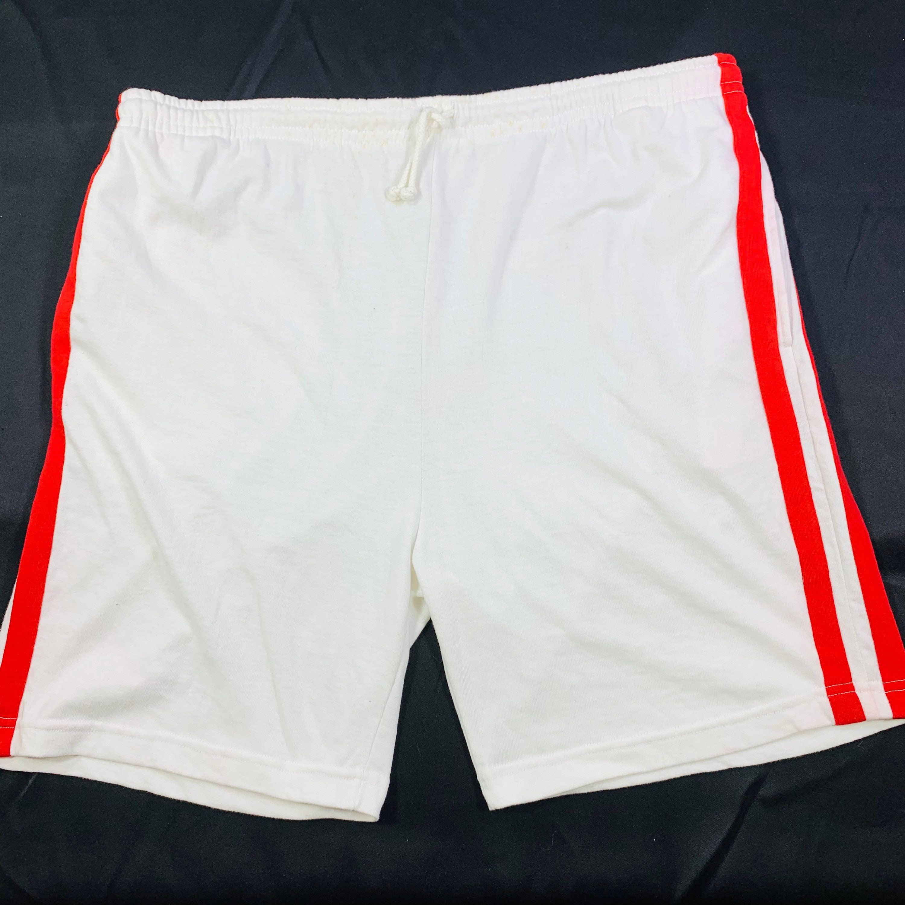 red white and blue jogging suit