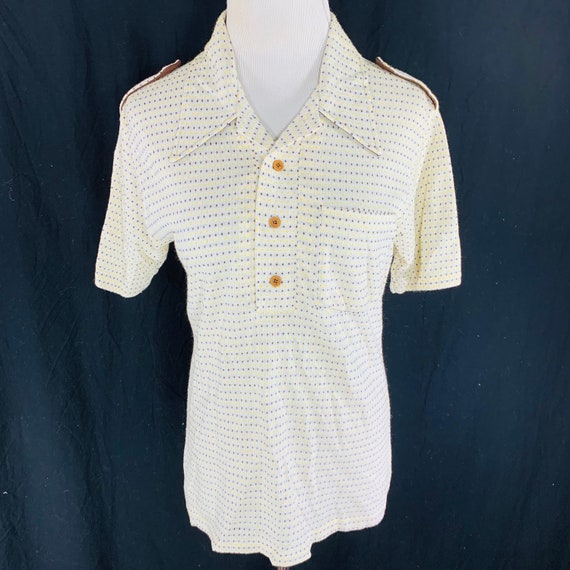 Kmart Vintage 70s White Polka Dot 4 