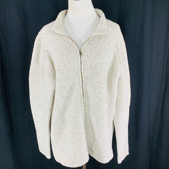 natural reflections sweater fleece jacket for ladies