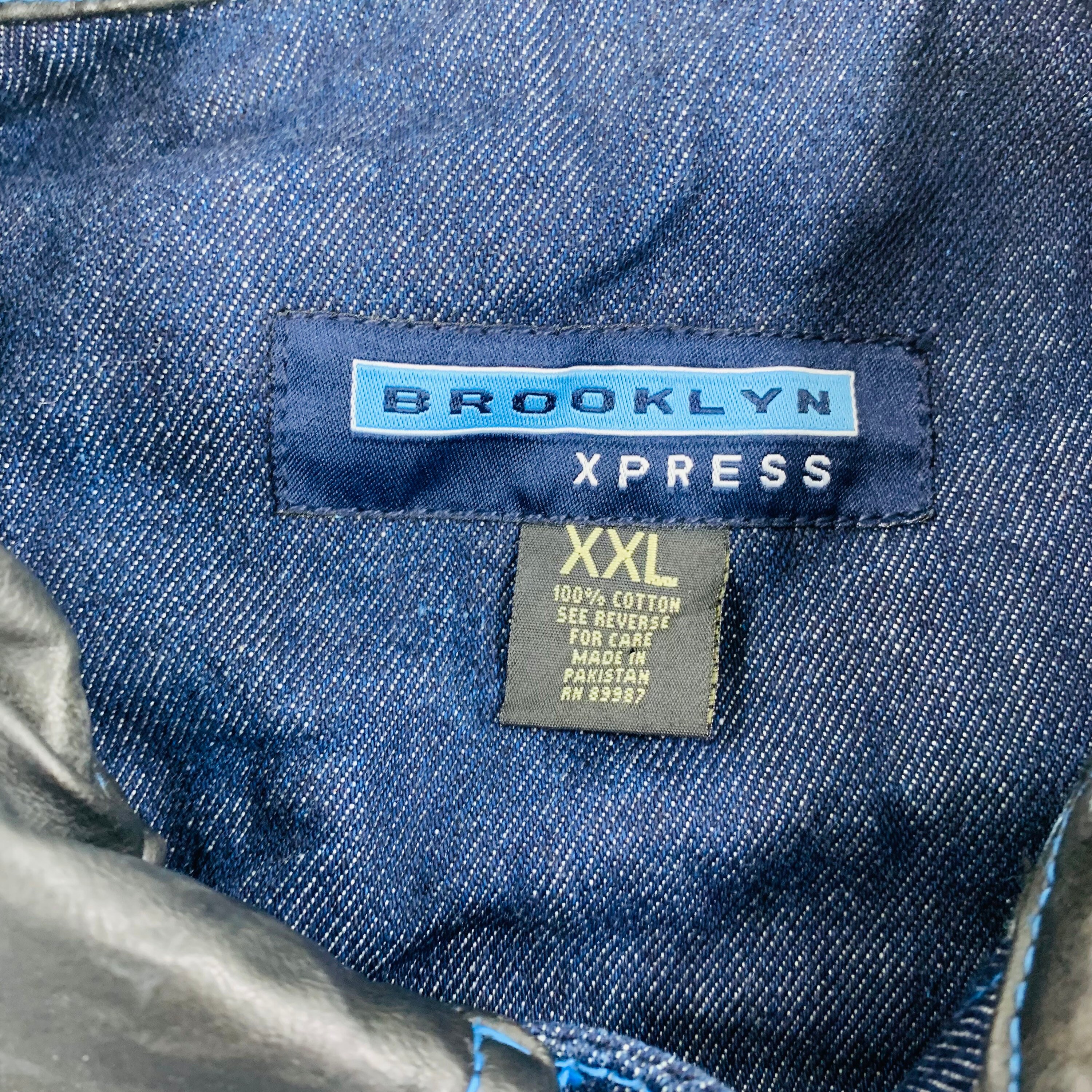 Brooklyn Xpress Blue Denim Button up 