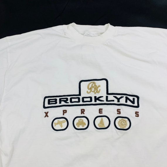 Brooklyn Xpress Embroidered Logo White 