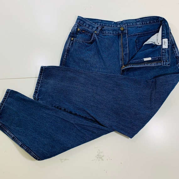 CHIC Denim Blue MOM Jeans High Waist Tapered Legg… - image 1