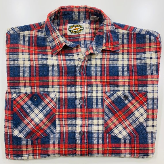 Vintage 90s Midwest Traders Red Blue 
