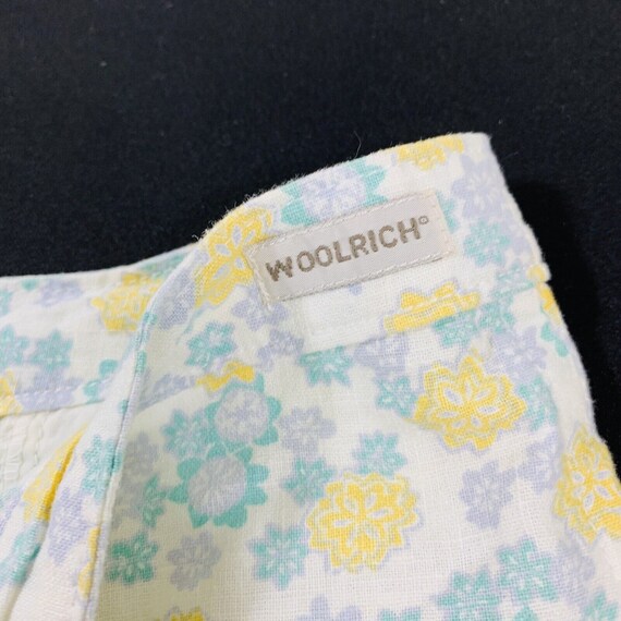 Woolrich Spring Floral Design White Mid Skirt Siz… - image 4