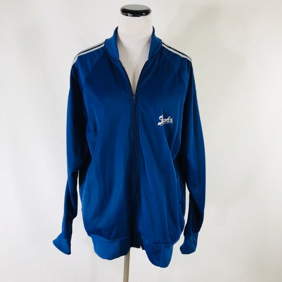 blue satin tracksuit