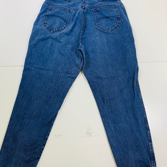 CHIC Denim Blue MOM Jeans High Waist Tapered Legg… - image 7