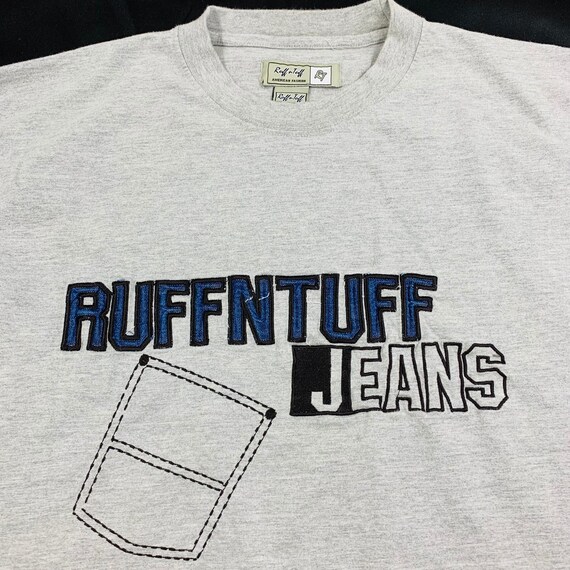 Ruff N Tuff Jeans Denim Sewn Spellout 
