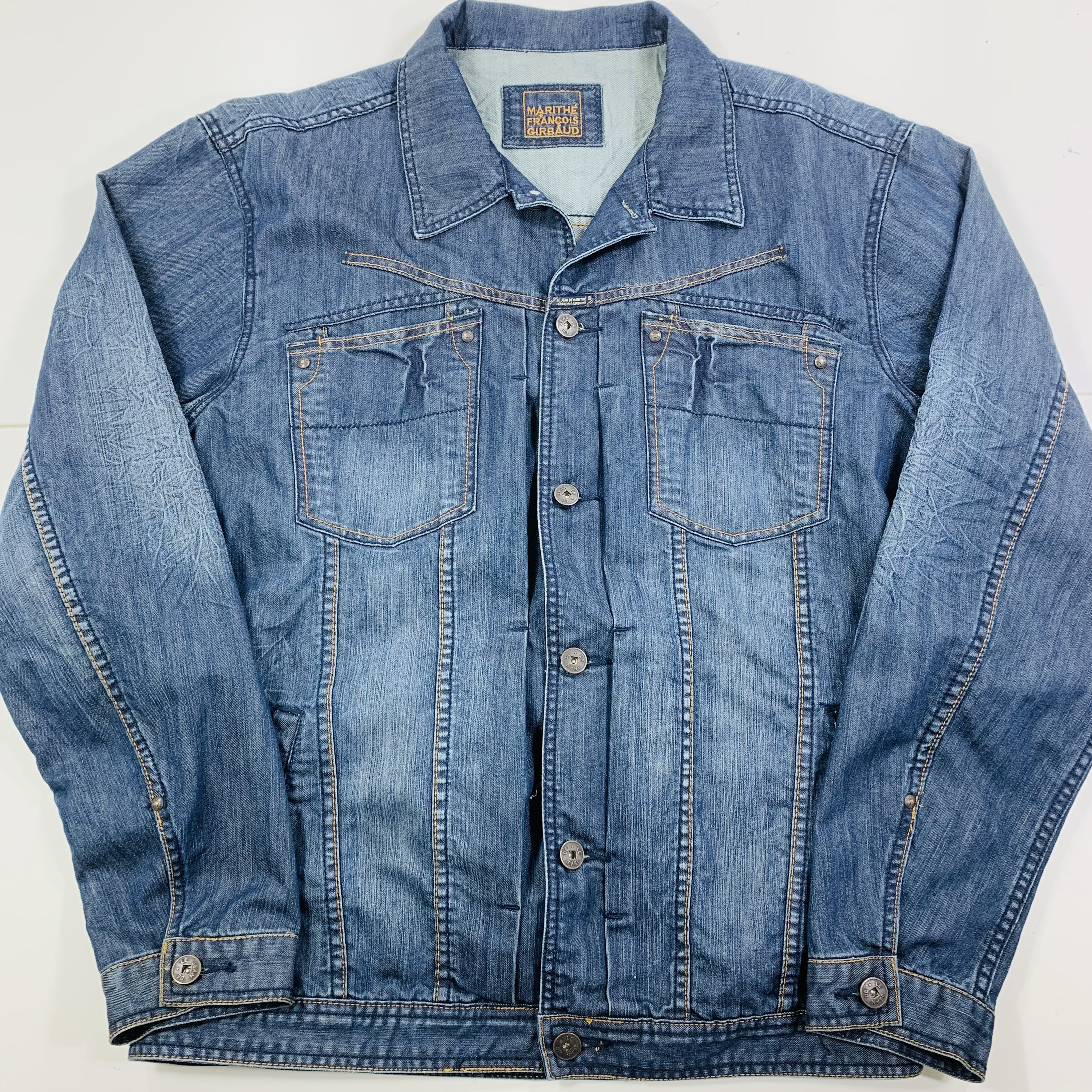 Marithe Francois Girbaud Blue Denim 