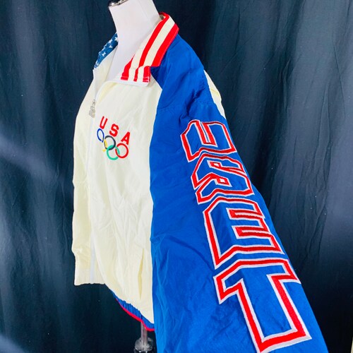 Vtg 1996 USA Equestrian shops Olympic Team STARTER Jacket Windbreaker XL Atlanta Rare