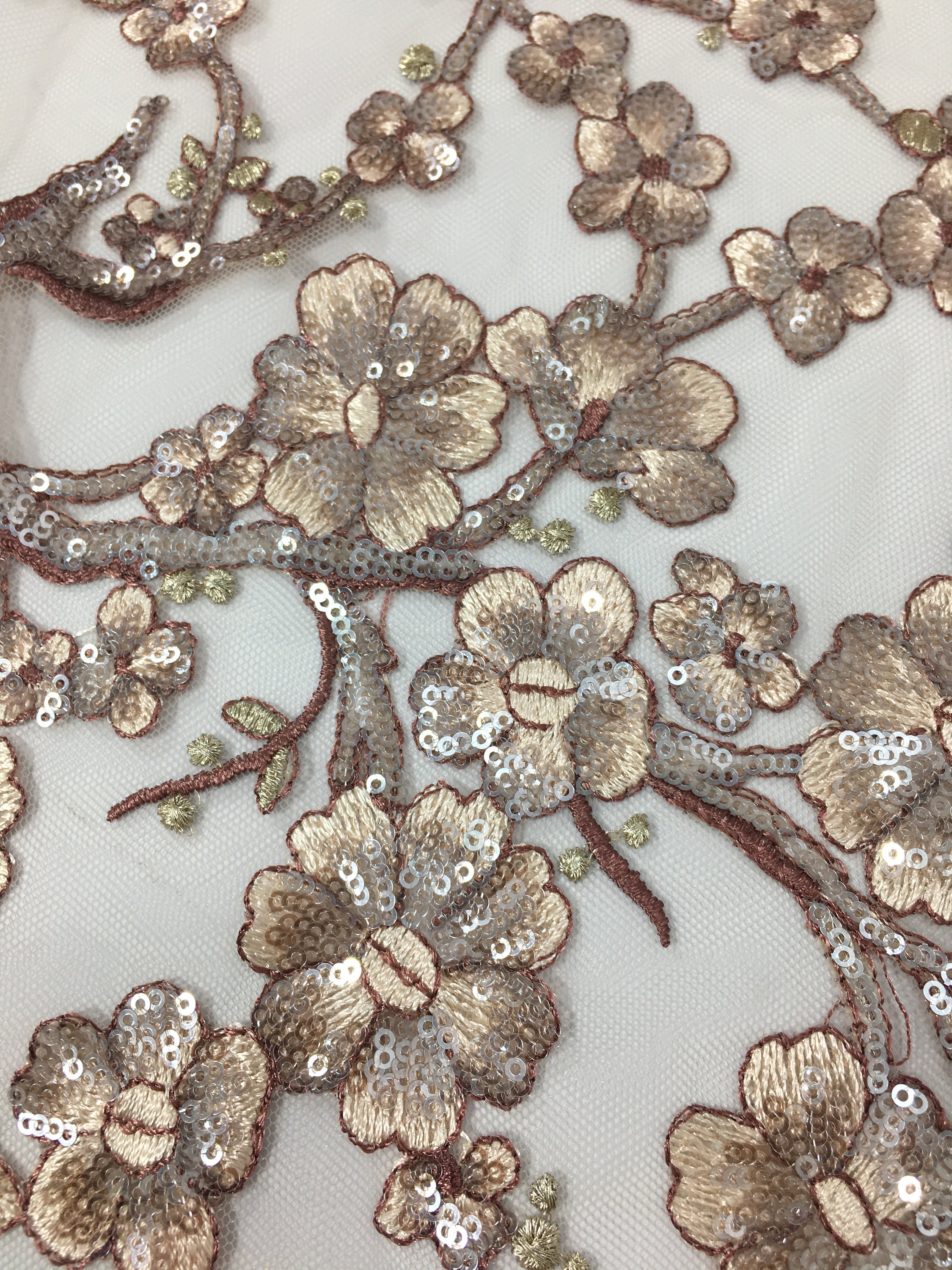 Embroidered Evening Fabric Mid Layer - Ready-to-Wear 1A9IUB