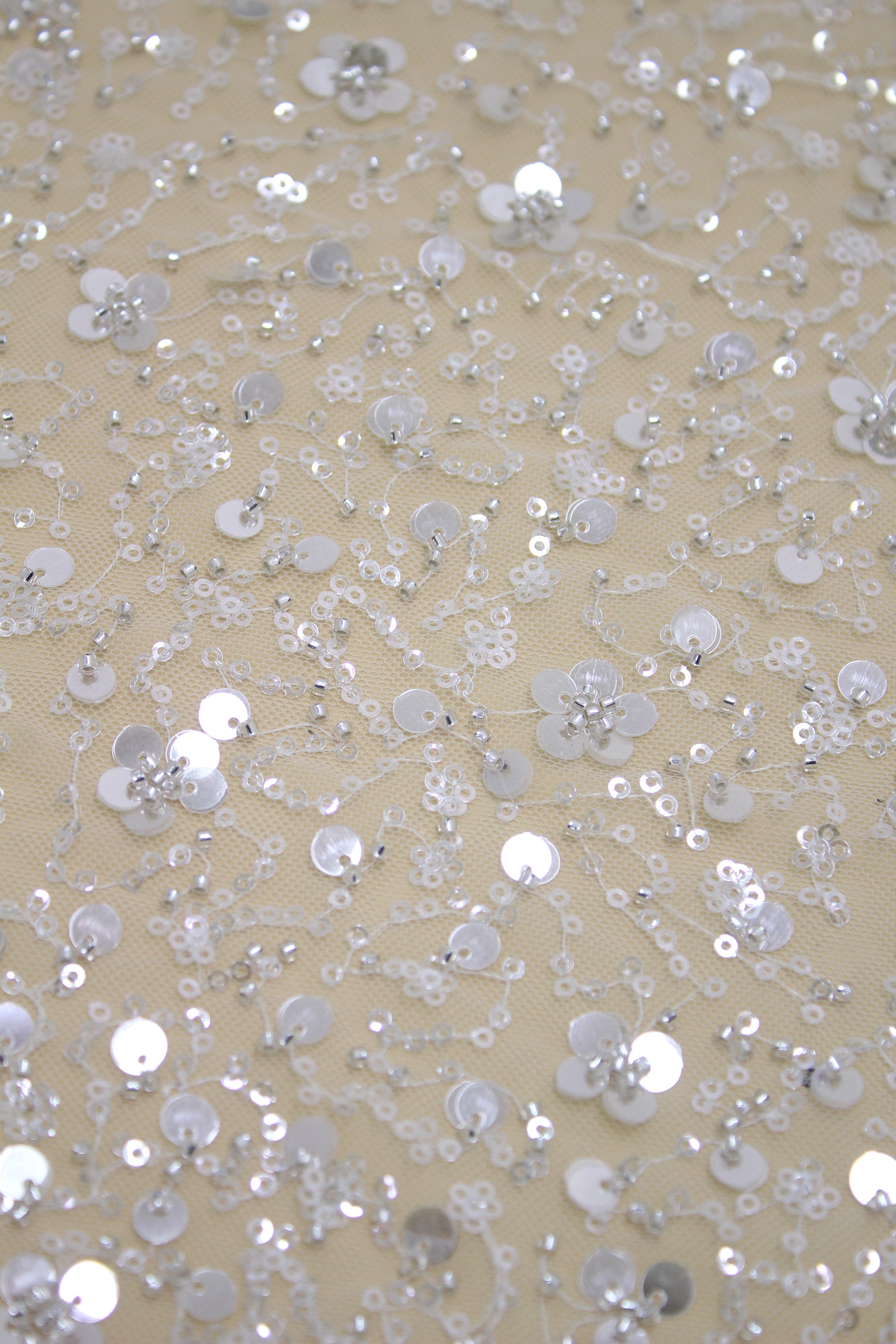 3Color Luxurious Beaded And Sequin Lace Fabric Designer Etsy