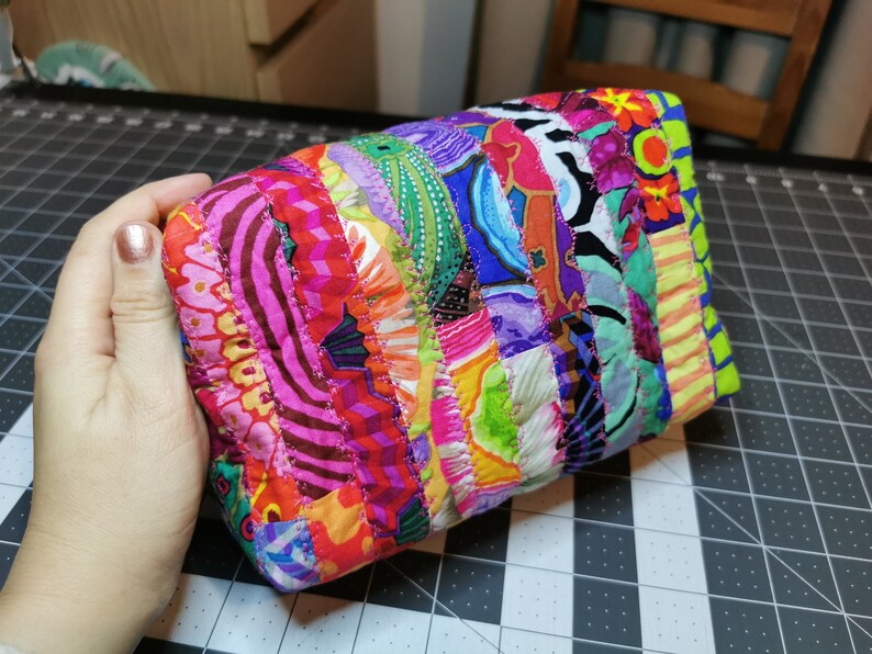 Kit /zipper/pouch/patchwork/bag/sac/box/ image 4