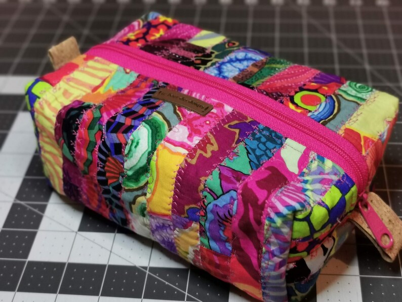 Kit /zipper/pouch/patchwork/bag/sac/box/ image 1
