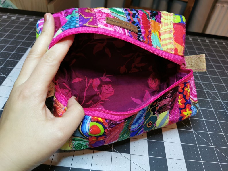 Kit /zipper/pouch/patchwork/bag/sac/box/ image 6