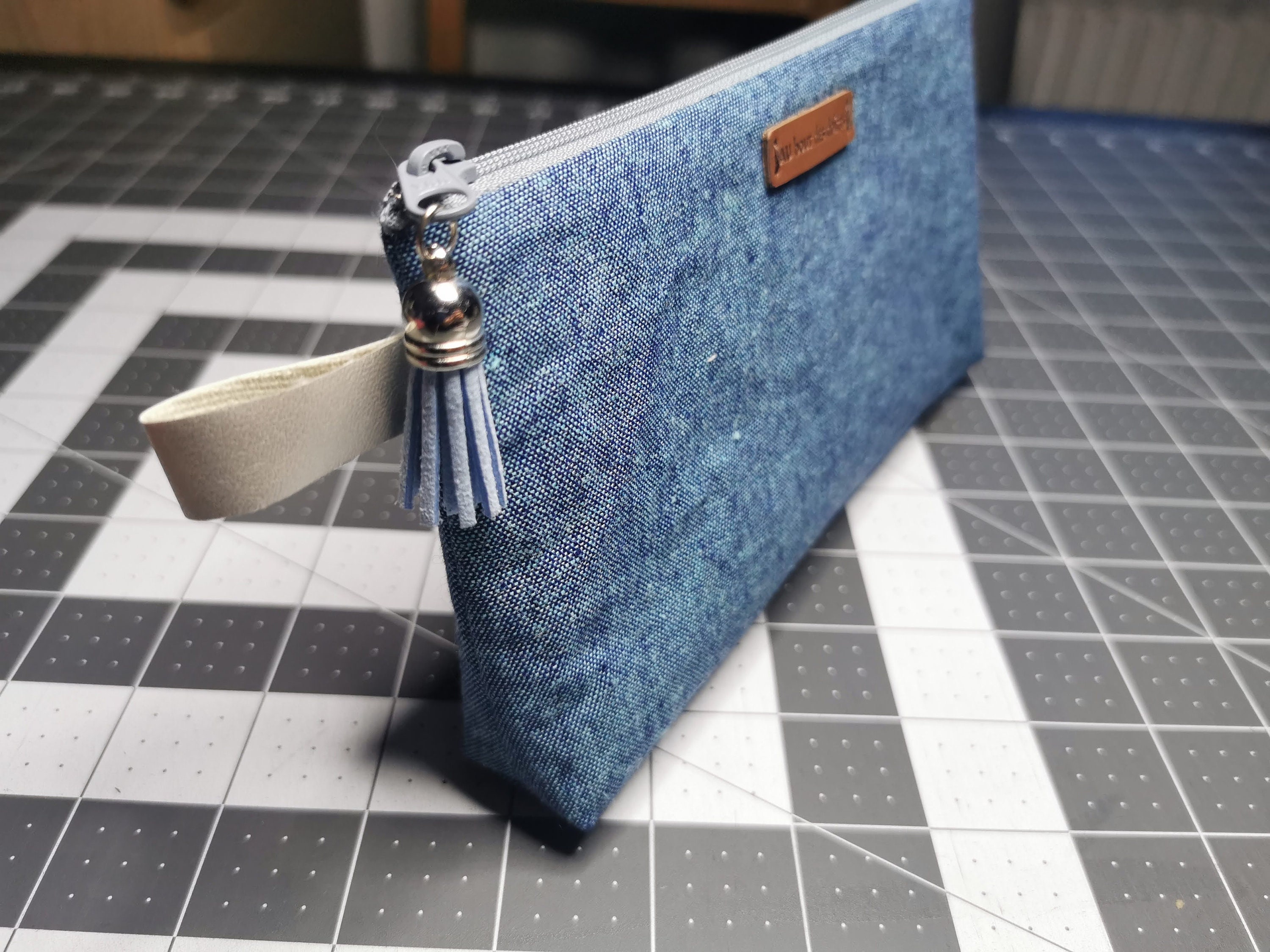 Trousse/Zipper Pouch/Lin/Linen/Handmade