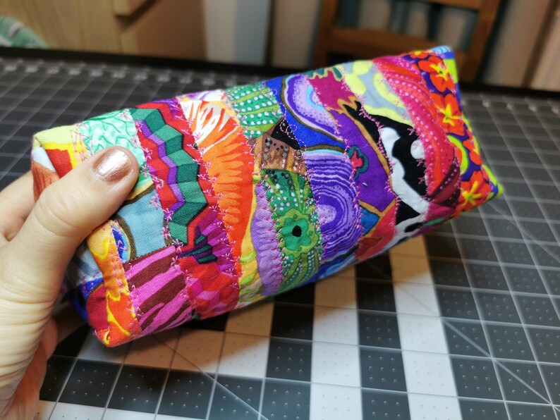 Kit /zipper/pouch/patchwork/bag/sac/box/ image 3