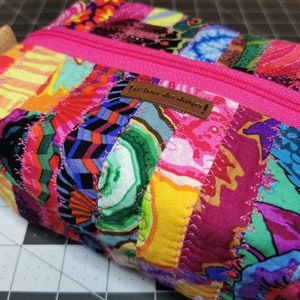 Kit /zipper/pouch/patchwork/bag/sac/box/ image 2