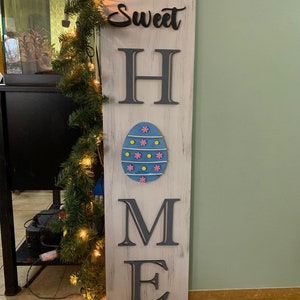 Interchangeable Porch Sign, Door Leaner, Holiday Porch Sign, Interchangeable Welcome Sign, Year Long Sign, Housewarming Gift, First Home