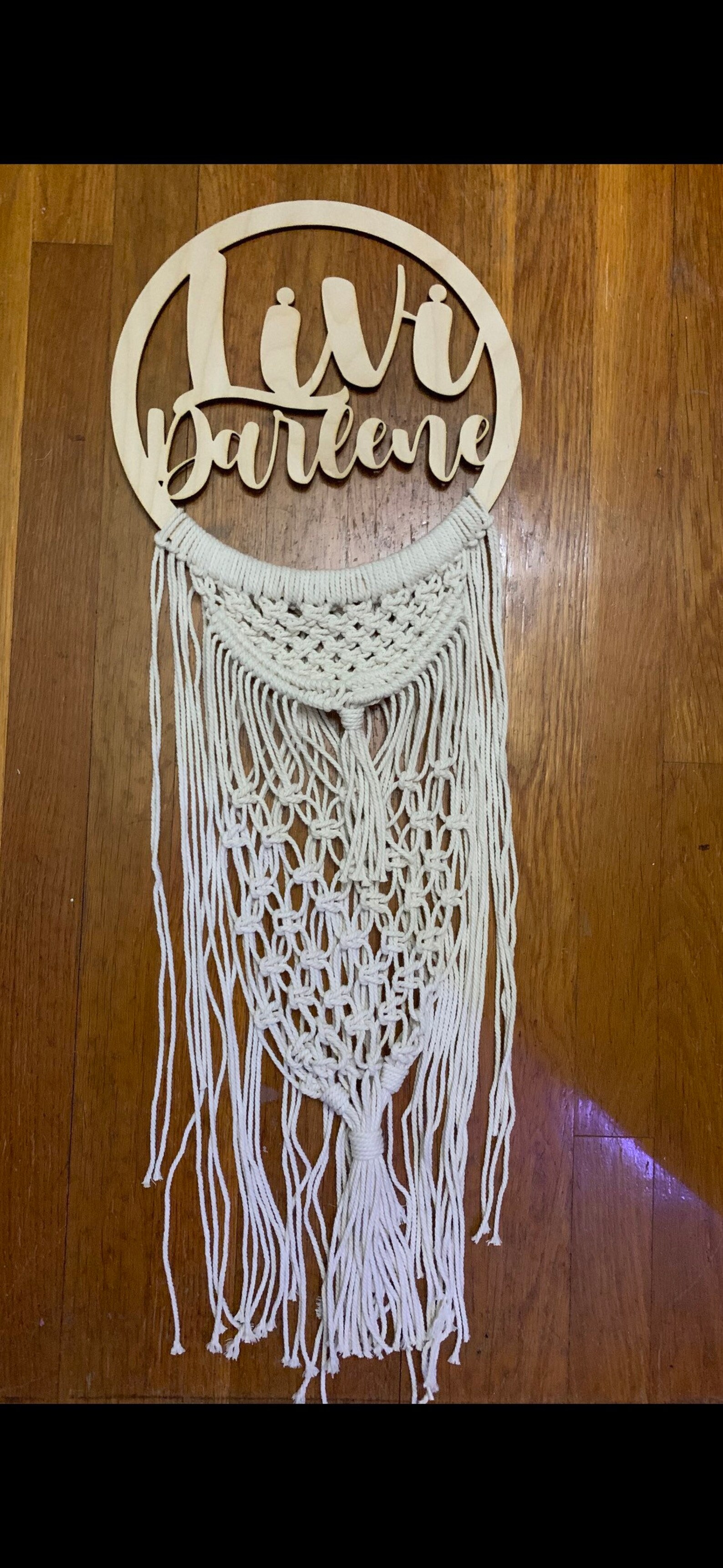 Personalized Macrame Name Sign Macrame Wall Hanging Etsy