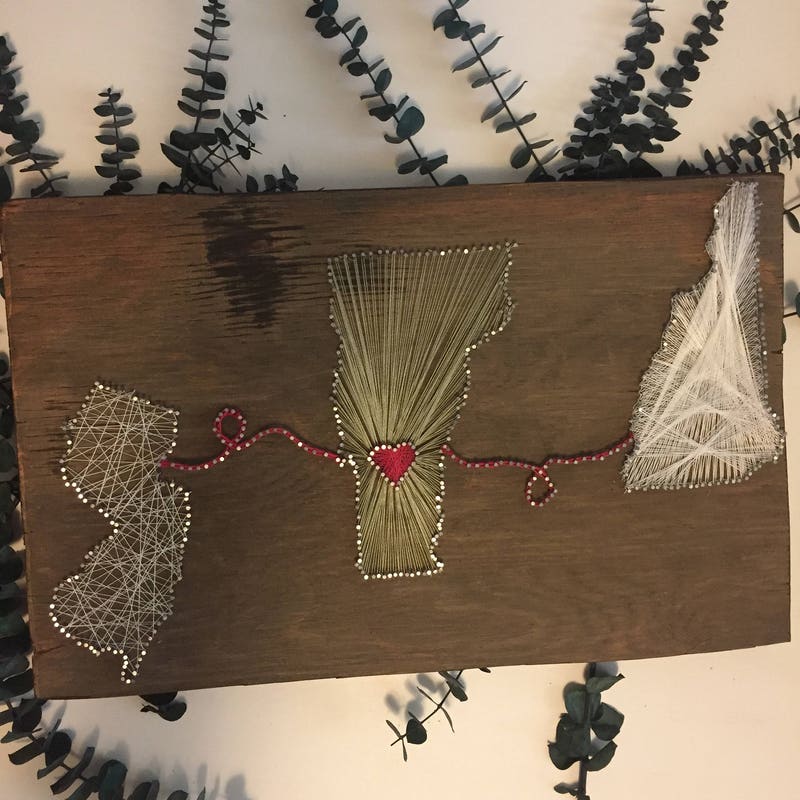 State String Art - Etsy