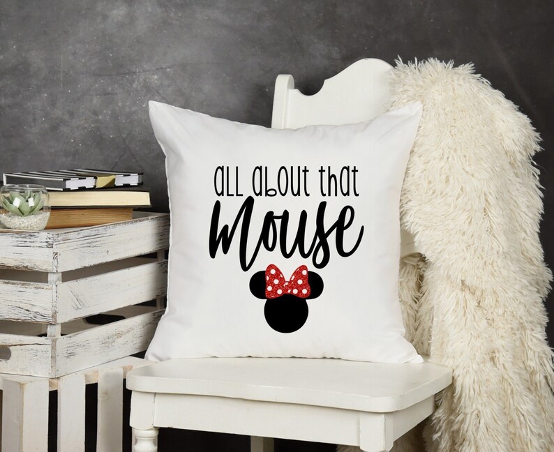 Disney Throw Pillow Mickey Mouse Pillow Minnie Mouse Pillow Etsy