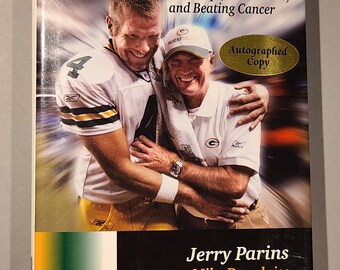 Bodyguard to the Packers - Beat Cops, Brett Favre, and Beating Cancer - Signed Book by Jerry Parins and Mike Dauplaise