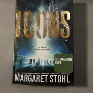 Icons - Signed Book by Margaret Stohl