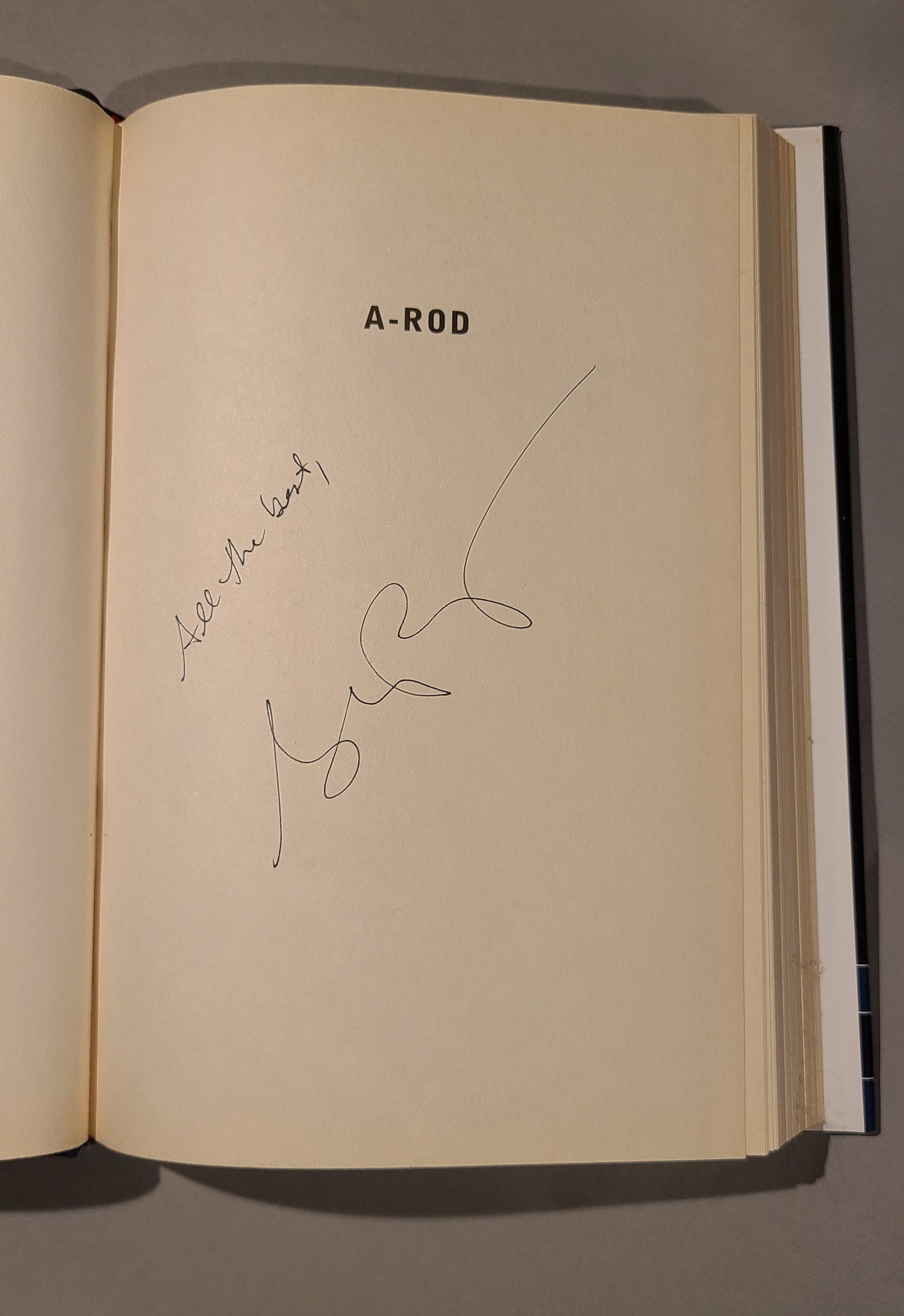 A-rod - the Many Lives of Alex Rodriguez - Signed Book by Selena ...