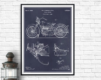 Dictionary Page Book Art Print Harley Patent 1925 DPUN009 Original William S