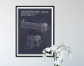 2003 EGR Valve and Cooler Patent Print, Automotive Exhaust System, Motor Vehicle Emissions, Garage decor