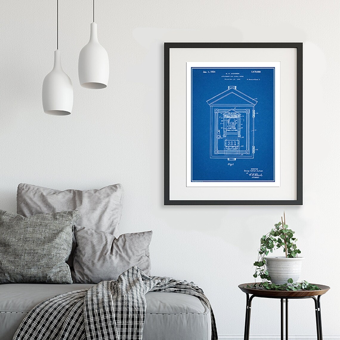 Official Mixer US Patent Art Print - Antique Vintage Baker Kitchen Aid