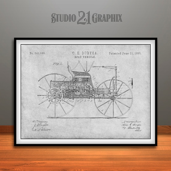Patente de granada de mano impresa Blueprint Decoración Poster Vintage Regalo Arte De Guerra Militar