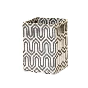 Recycled Geometric Print Pen Pot covered in beautiful hand made Cotton Paper image 2