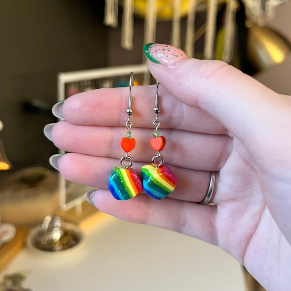 Stardew Valley Prismatic Shard Earrings