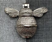 Brass Bumble Bee Door Knocker - Nickel Finish